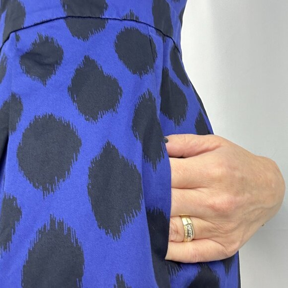 Jacob chic Blue & Black Strapless Mini Dress - Small 6 - Picture 6 of 9